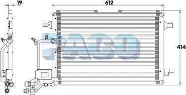 PACO CL3067 - Condenser, air conditioning car-mod.net