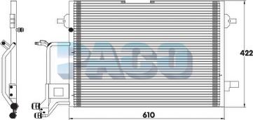 PACO CL3075 - Condenser, air conditioning car-mod.net