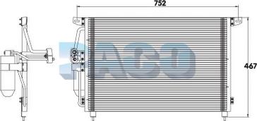PACO CL3151/RD - Condenser, air conditioning car-mod.net