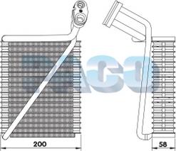 PACO EL5109 - Evaporator, air conditioning car-mod.net