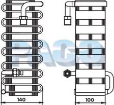 PACO EL1327 - Evaporator, air conditioning car-mod.net