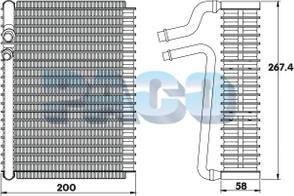 PACO ER5042 - Evaporator, air conditioning car-mod.net
