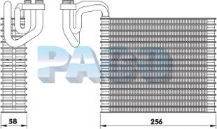 PACO ER5016 - Evaporator, air conditioning car-mod.net
