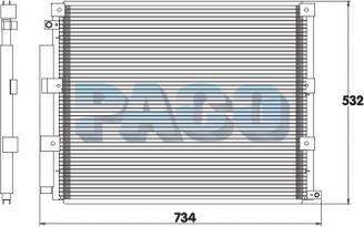 PACO MP3217 - Condenser, air conditioning car-mod.net