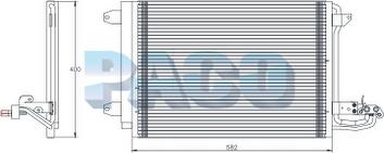 PACO PL5571 - Condenser, air conditioning car-mod.net