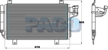 PACO PL5771/RD - Condenser, air conditioning car-mod.net