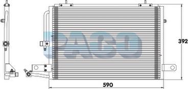 PACO PL3066 - Condenser, air conditioning car-mod.net