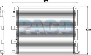 PACO PL3316 - Condenser, air conditioning car-mod.net