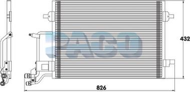 PACO PL3293 - Condenser, air conditioning car-mod.net