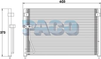 PACO PL3286 - Condenser, air conditioning car-mod.net