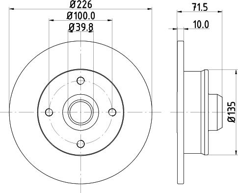 Pagid 53911 - Brake Disc car-mod.net