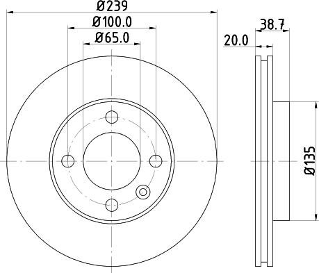 Pagid 53930 - Brake Disc car-mod.net