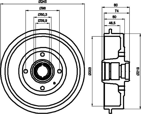 Pagid 62917 - Brake Drum car-mod.net