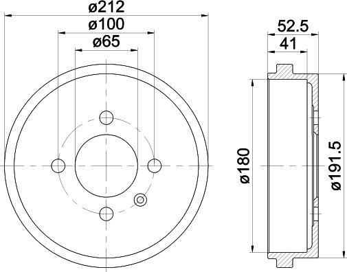 Pagid 62932 - Brake Drum car-mod.net