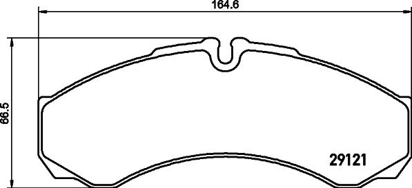 AMPRO AE306PS2810 - Brake Pad Set, disc brake car-mod.net