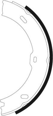 Pagid H9930 - Brake Shoe Set, parking brake car-mod.net