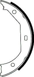Pagid H9140 - Brake Shoe Set, parking brake car-mod.net