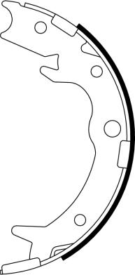 Pagid H9730 - Brake Shoe Set, parking brake car-mod.net