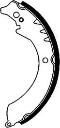 Pagid H8915 - Drum Brake Shoe Set car-mod.net