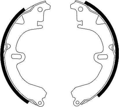 Pagid H8185 - Drum Brake Shoe Set car-mod.net