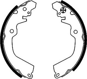 Pagid H8870 - Drum Brake Shoe Set car-mod.net