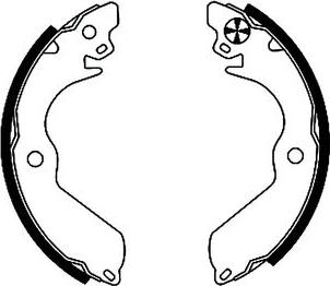 Pagid H8785 - Drum Brake Shoe Set car-mod.net