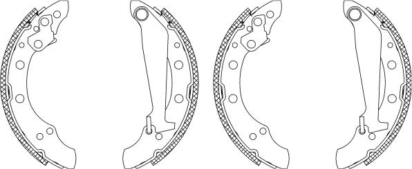 Pagid Q1207 - Drum Brake Shoe Set car-mod.net