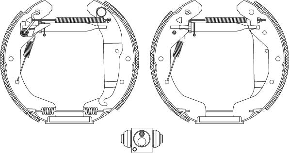 Pagid R0950 - Drum Brake Shoe Set car-mod.net