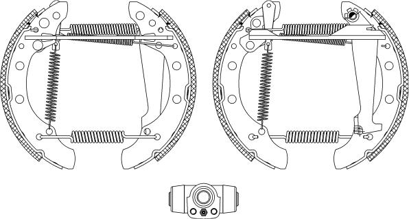 Pagid R0525 - Drum Brake Shoe Set car-mod.net