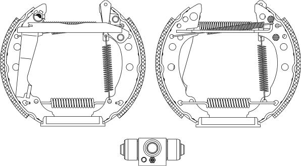Pagid R1315 - Drum Brake Shoe Set car-mod.net