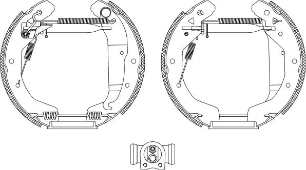 Pagid R1338 - Drum Brake Shoe Set car-mod.net