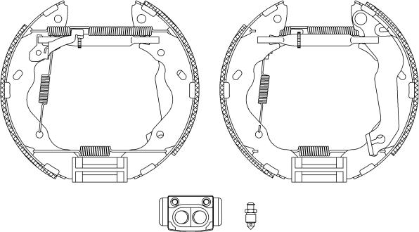 Pagid R1333 - Drum Brake Shoe Set car-mod.net