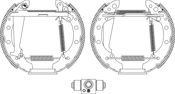 Pagid R1328 - Drum Brake Shoe Set car-mod.net
