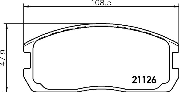 Pagid T0355 - Brake Pad Set, disc brake car-mod.net