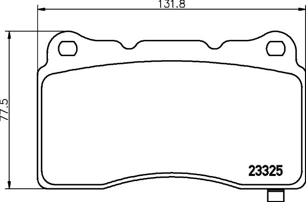Pagid T2000 - Brake Pad Set, disc brake car-mod.net