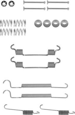 Pagid X0143 - Accessory Kit, brake shoes car-mod.net