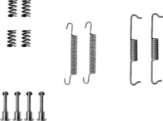 Pagid X0175 - Accessory Kit, parking brake shoes car-mod.net