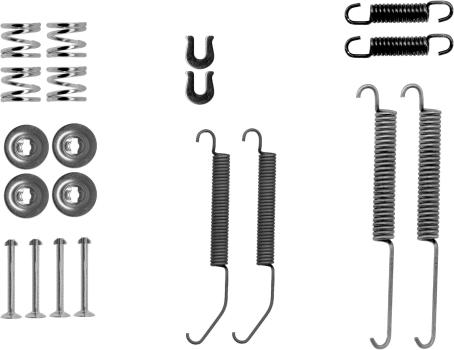 Pagid X0238 - Accessory Kit, brake shoes car-mod.net