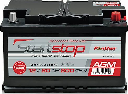 PANTHER SB.580909080 - Starter Battery car-mod.net