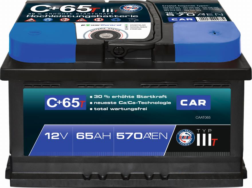 PANTHER SB.C65T - Starter Battery car-mod.net