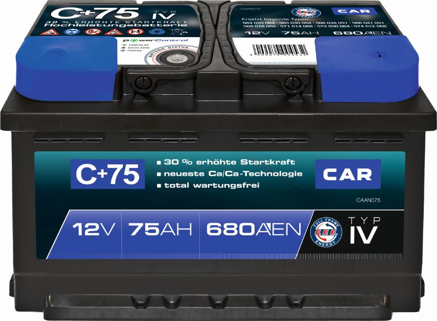 PANTHER SB.C75 - Starter Battery car-mod.net