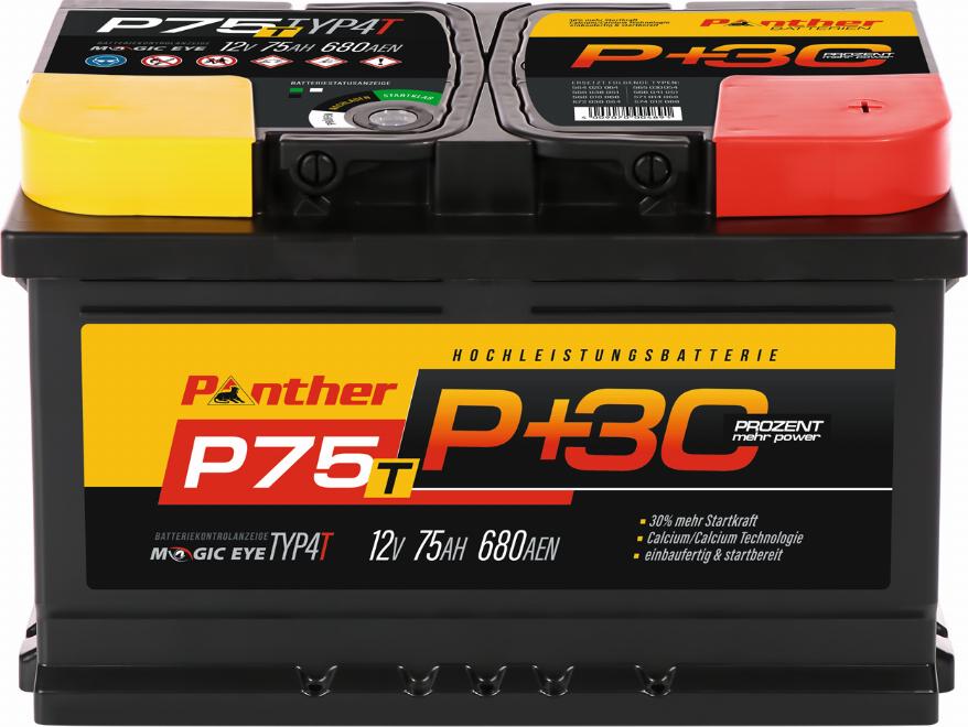 PANTHER SB.P75T - Starter Battery car-mod.net