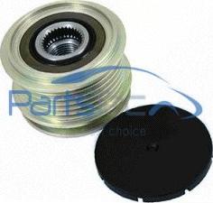 PartsTec PTA104-0002 - Pulley, alternator, freewheel clutch car-mod.net