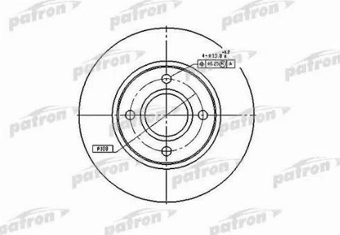 Patron PBD2622 - Brake Disc car-mod.net