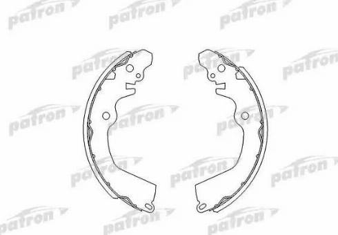 Patron PSP404 - Drum Brake Shoe Set car-mod.net