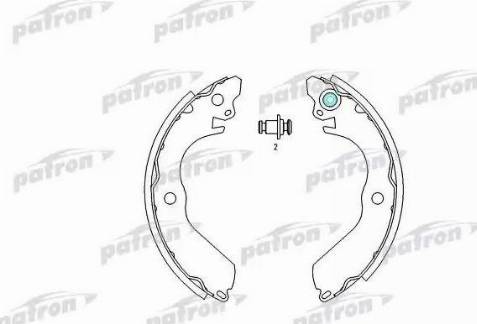 Patron PSP403 - Drum Brake Shoe Set car-mod.net