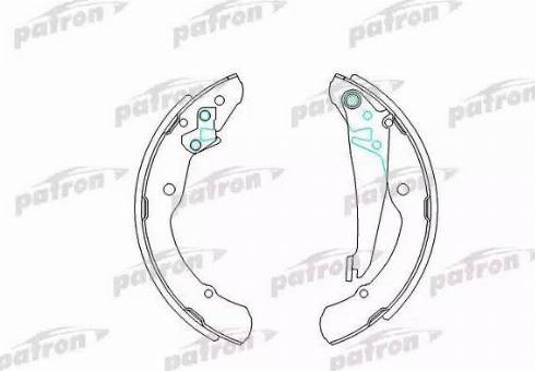 Patron PSP549 - Drum Brake Shoe Set car-mod.net