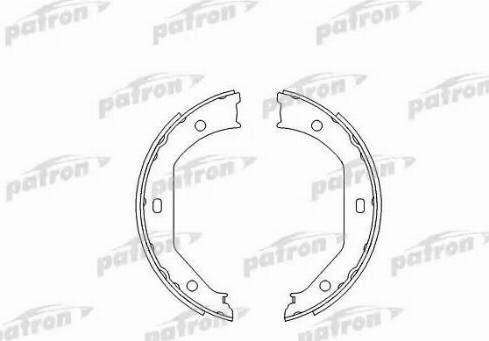 Patron PSP585 - Brake Shoe Set, parking brake car-mod.net
