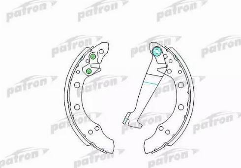 Patron PSP150 - Drum Brake Shoe Set car-mod.net