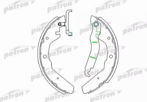 Patron PSP174 - Drum Brake Shoe Set car-mod.net